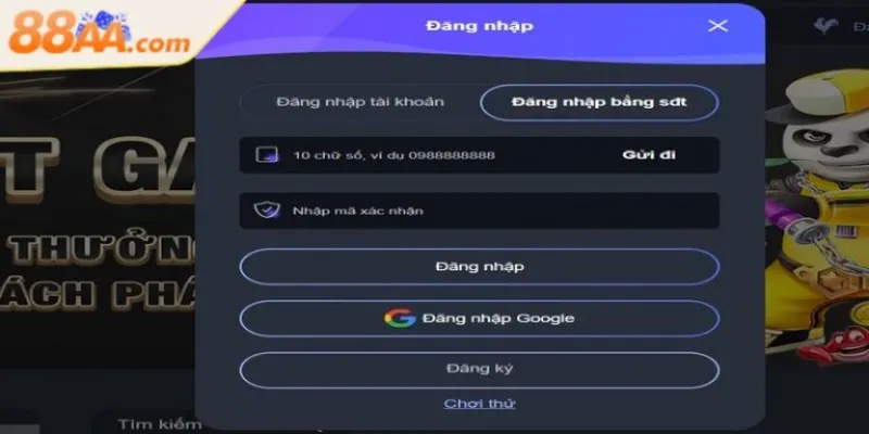 Mẹo đăng nhập 88AA thuận lợi và hiệu quả